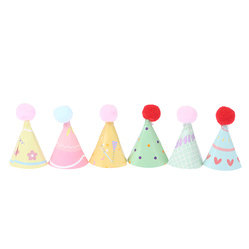 Santa Hat Plush - 10 szt./zestaw DIY Mini Kapelusz Ozdoba