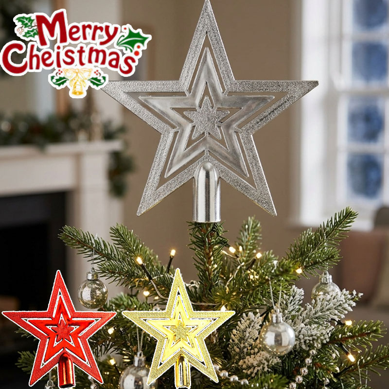 Star Tree Topper - 1-20 szt. Ozdoba w kształcie gwiazdy