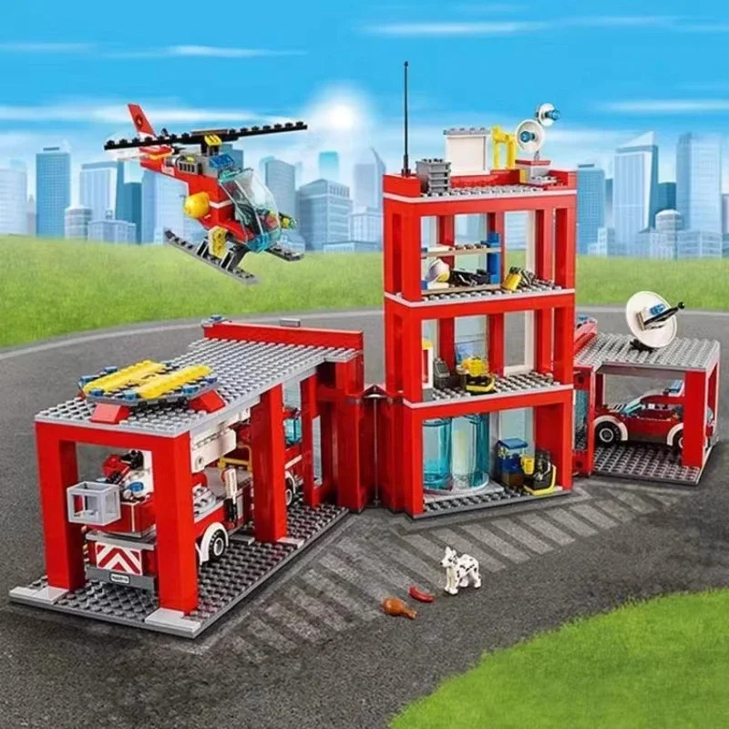 Zestaw klocków: Strażacka stac – Lego Set City recenzja i cena