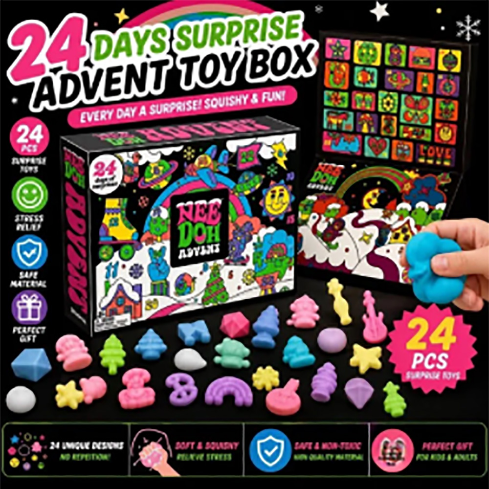 24 sztuki Nee-Doh Squish Fidge – Advent Calendar Gift recenzja i cena