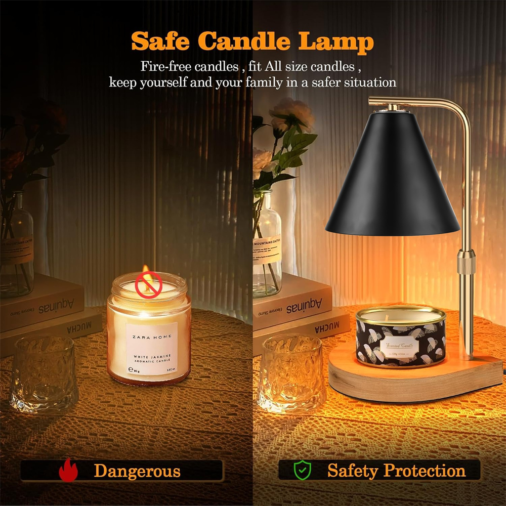 Czarna lampa do podgrzewania ś – Holiday Candle Set recenzja i cena