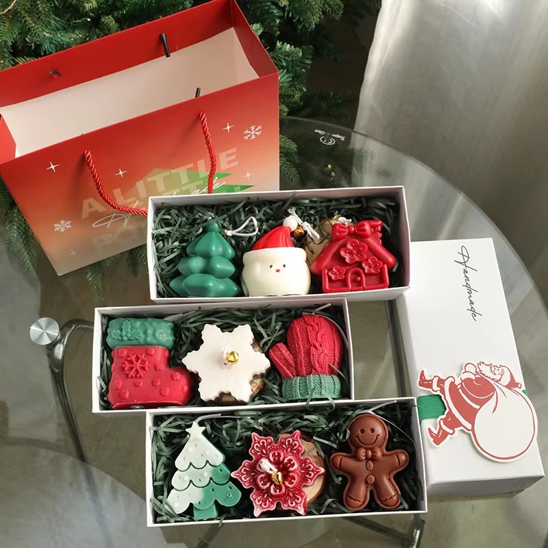 3 sztuki ręcznie robionych świ – Holiday Candle Set recenzja i cena
