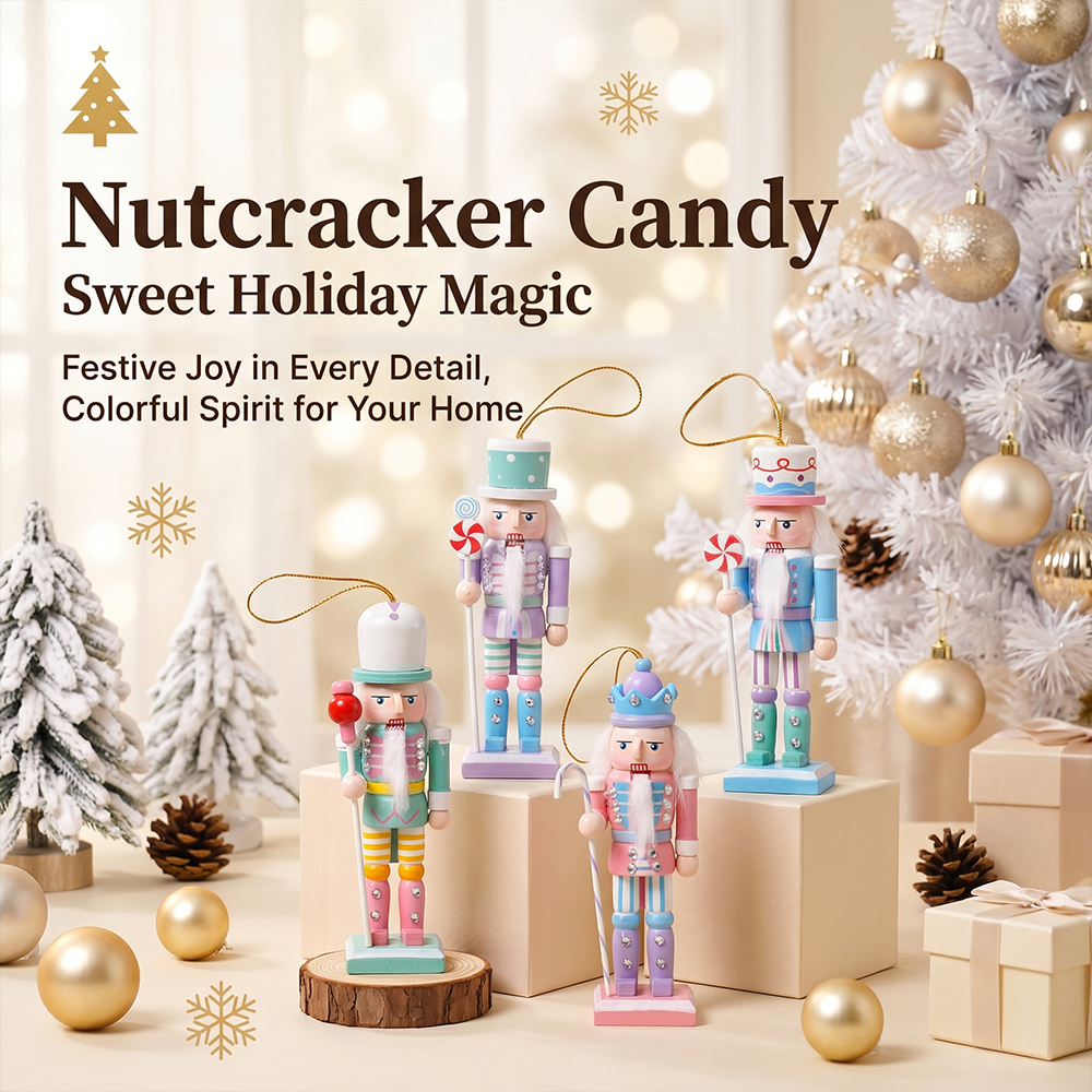 12CM Świąteczny Dziadek do Orz – Nutcracker Figurine recenzja i cena