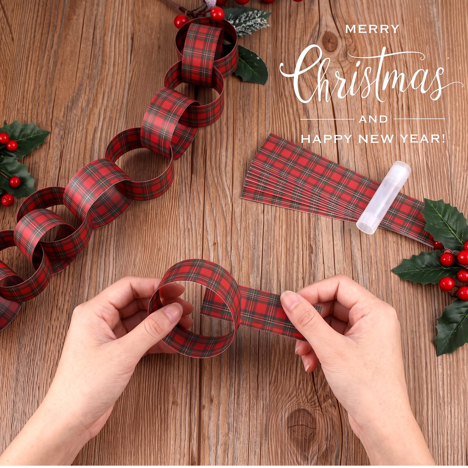 Czerwono-czarna girlanda z pap – Christmas Throw Blanket recenzja i cena