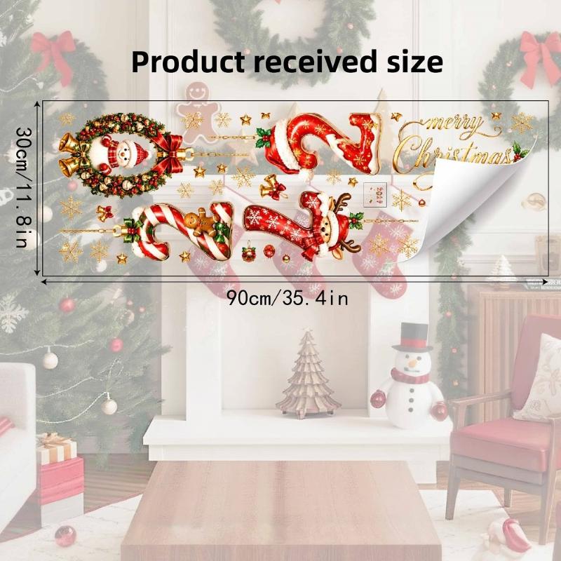 Naklejki na szybę na Nowy Rok  – Snowflake Window Decal recenzja i cena