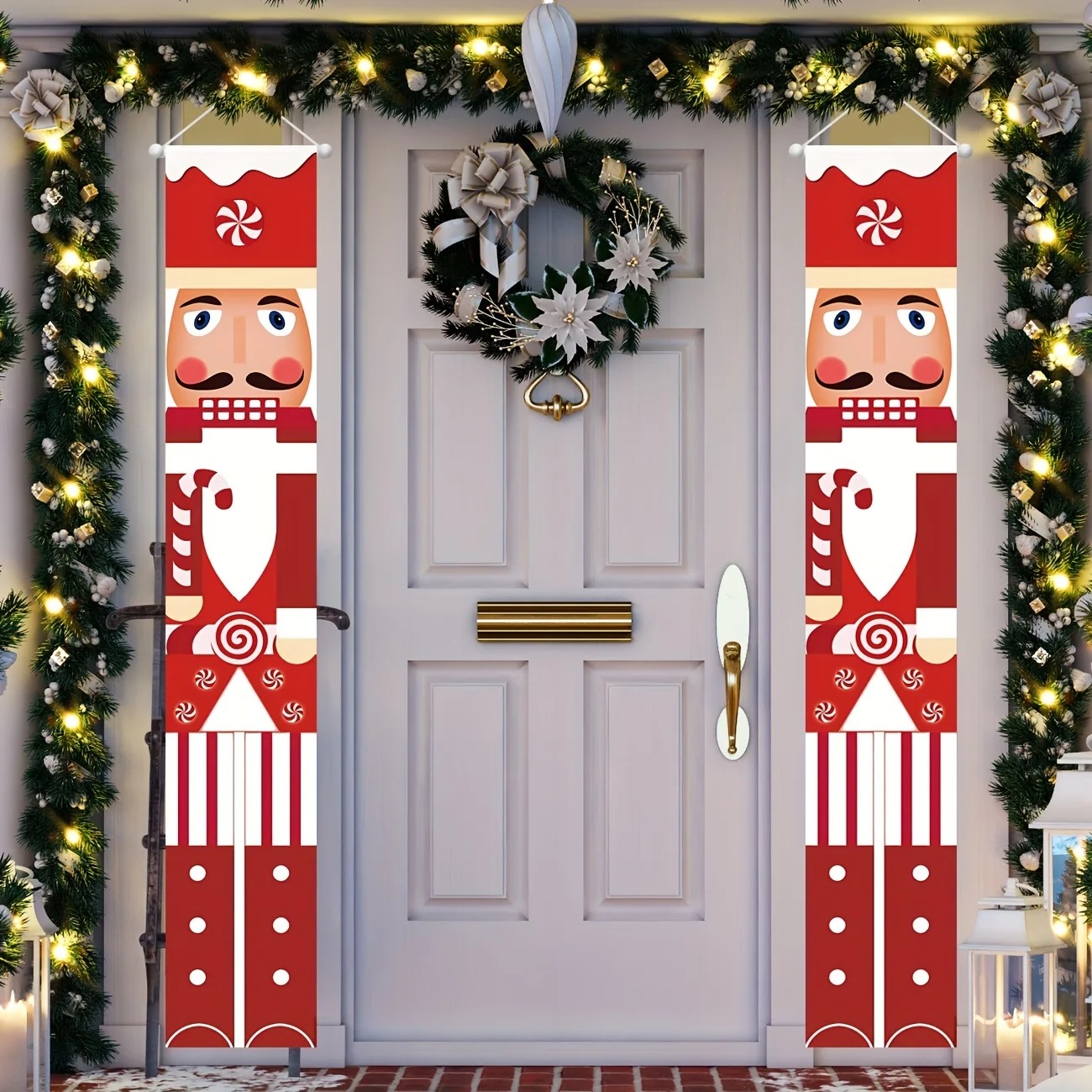 Zestaw banerów świątecznych z  – Nutcracker Figurine recenzja i cena