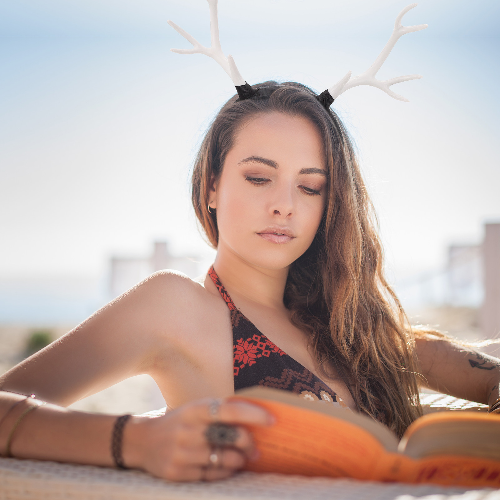 1 szt. Wykwintna opaska do wło – Reindeer Antlers Headband recenzja i cena